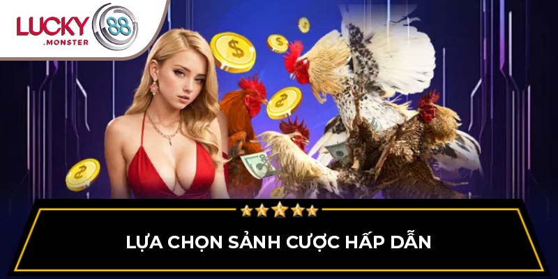 Lựa chọn sảnh cược hấp dẫn